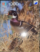 Vintage 1988 Milton Bradley Wood Duck 1000 Piece Jigsaw Puzzle NEW Rare - £14.95 GBP