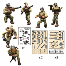 WW2 Army Military Soldiers SWAT Special Force Figures Model Building Blo... - £21.23 GBP