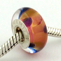 Authentic Chamilia 24K Collection Majestic Gold Murano Bead Charm 2116-0072 - £22.76 GBP