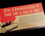 1941 Ford trucks Advertising Sales Junk Mail for Automobile Dealerships MO - £7.85 GBP