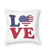 Mondxflaur Hearts Pillow Case Covers for Sofas Couches Polyester Decorat... - $10.99+