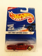 Hot Wheels 1997 #517 First Editions Dark Pink 59 Chevy Impala Gold Lace ... - $19.99