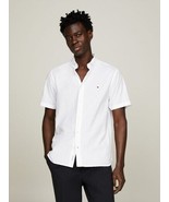 TOMMY HILFIGER TH Flex Regular Fit White Shirt  Size XL    (fm60-1) - $54.88