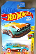 2018 Hot Wheels #301 HW Art Cars 1/10 FAST FISH Teal w/Orange Wheel White 5 Sp - $9.00