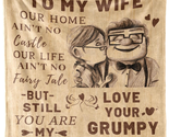 Gifts for Wife from Husband to My Wife Blanket Anniversary Wedding Roman... - £32.60 GBP