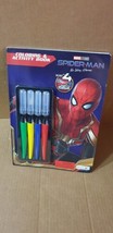 Spider-Man 3 No Way Home Coloring &amp; Activity Book with 4 Brush Tip Marke... - £6.86 GBP
