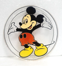 Mickey Mouse Plastic Coasters Old Retro Antique Dsiney - £32.91 GBP