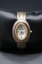 Vtg Ecclissi Sterling Silver Wristwatch w/ Liquid Sterling Silver Bracel... - $125.00