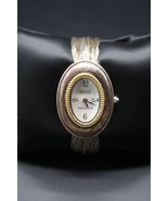 Vtg Ecclissi Sterling Silver Wristwatch w/ Liquid Sterling Silver Bracel... - $2,305.47 MXN