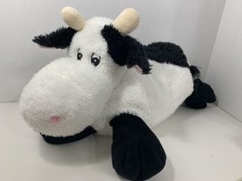 Best Made Toys plush cow black white shaggy stuffed animal soft toy - $14.84