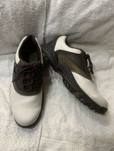 Foot Joy Mens Golf Shoes - White / Brown / Tan ( FJ # 45402 ) Size 11 M - $20.29