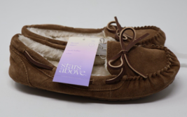Stars Above Women&#39;s CHAIA Moccasin Slippers Chestnut Brown Size 5 NWT - $9.89