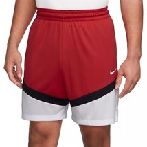 Nike Mens 8&quot; Dri-Fit Icon Basketball Shorts - RED/BLACK/WHITE - XXL/XL/L... - £19.30 GBP