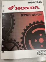 1996 2000 2005 2009 2011 2012 2014 2016 HONDA CMX250C REBEL Service Shop Manual - £94.55 GBP