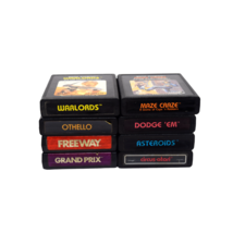 Lot of 8 Atari 2600 Video Game Cartridges Freeway, Maze Craze, Warlords - £16.34 GBP