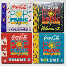 Coca-Cola Pop Music Lot of 4 Mini CDs Volumes 1-4 vintage 1991 sealed 3 ... - £8.55 GBP