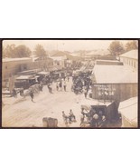 Hopewell, VA RPPC 1915 - Amazing Busy Dirt Road Main Street View #28 - $95.00