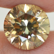 Fancy Brown Diamond Loose Round Shape 2.23 Carat SI1 Enhanced Polished Certified - £2,212.90 GBP