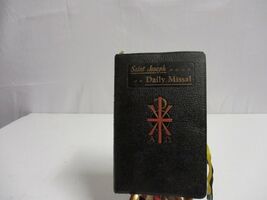 Vintage Catholic Saint Joseph Sunday Missal book 1959 Religious - $22.76