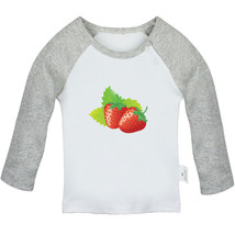 Baby Cute T-shirt Infant Fruit Strawberry Graphic Tees Tops Newborn Kids Clothes - £7.90 GBP+