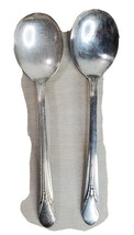 Sugar Teaspoon Spoon WM Rogers MFG Original Plated 6” Long Set of 2 - £8.41 GBP