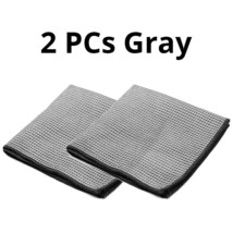 2pcs Car Wash Towel Cleaner Super absorption Car Drying Cloth Micro Waffle Weave - £86.23 GBP