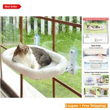 Foldable Cat Hammock with Removable Cushion Cover - Supports Cats Up to ... - $52.42