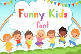 Funny Kids Font | Handwriting Font | kids Font | Sketch Font | Best Pencil Font  - £7.92 GBP