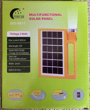 Multifunctional Solar Panel &amp; Power Bank (YYGXS-LED) - £18.64 GBP