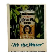 Olympia Beer Vintage Matchbook Pabst Washington Full Unused Brewery E34m3 - $24.99