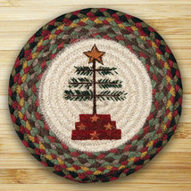 Earth Rugs Feather Tree Printed Round Swatch - $39.78