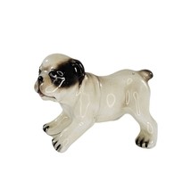 Vintage Napco English Bulldog Puppy Dog Miniature Figurine Standing Hard... - $32.71