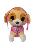 Ty Beanie Boo PAW Patrol Skye Pink Pilot Pup Medium Plush Dog Glitter Ey... - $17.33