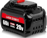 20V/60V 12.0Ah Replacement Battery For Dewalt 60V Battery, Compatible Wi... - $189.99