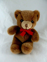 Vintage Gund Tender Teddy Bear 8&quot; Brown Plush Karitas Soft Toy 1989 - $19.79