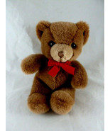 Vintage Gund Tender Teddy Bear 8&quot; Brown Plush Karitas Soft Toy 1989 - £15.57 GBP