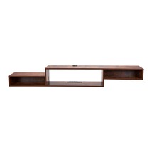 VEVOR Floating TV Stand, 70&quot; Wall Mount Entertainment Center with Power ... - $110.92