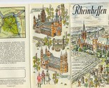 Rheinheffen Rhineish Hessen Brochure Germany 1959 French English German - $21.78
