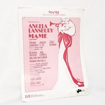 Mame Musical Angela Lansbury Piano Vocal Sheet Music 1966 Jerry Herman Pink - £19.88 GBP