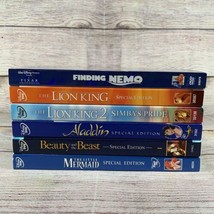 Lot Of 6 Disney DVD Platinum Special Collector Edition Movies Lion King Aladdin  - £15.65 GBP