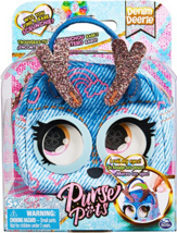 Purse Pets Micros Denim Deerie Small Purse With Eye Roll Girls 5+ - Nwt - £4.24 GBP