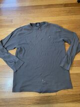 Southpole Vtg Grey Long Sleeve Vtg Thermal 2000s Urban Hip Hop Size Medi... - $8.22