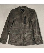 Sanctuary Anthropologie Jacket Women XS Full Zip Camo Military Utility G... - $39.78 CAD