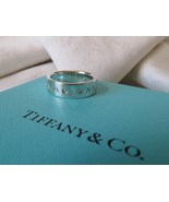 Tiffany &amp; Co. Locks Sterling Silver &amp; Diamonds Band Ring Size 6.5~B &amp; P~... - £215.82 GBP