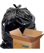 INDUSTRIAL STRENGTH 45 GAL EXTRA HEAVY DUTY CONTRACTOR READY BLACK GARBA... - $79.17