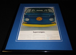 1967 VW Volkswagen Superwagon 11x14 Framed ORIGINAL Vintage Advertisement - $44.54