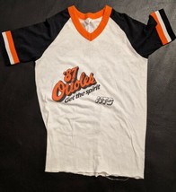 1987 HTS Baltimore Orioles Stadion Werbegeschenk MLB 50/50 Kurz Shirt Youth L - £20.70 GBP