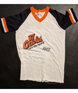 1987 HTS Baltimore Orioles Stadion Werbegeschenk MLB 50/50 Kurz Shirt Yo... - £20.40 GBP