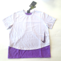 Nike Big Kids Girls Instacool Training Top - DA1396 - Purple 572 - Size L - NWT - £23.59 GBP