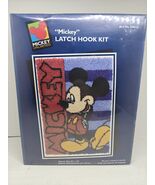 "Mickey Latch Hook Kit" Mickey Unlimited  #D0017 Caron Int. 20" x 30" NEW Vintag - $1,100.46 MXN